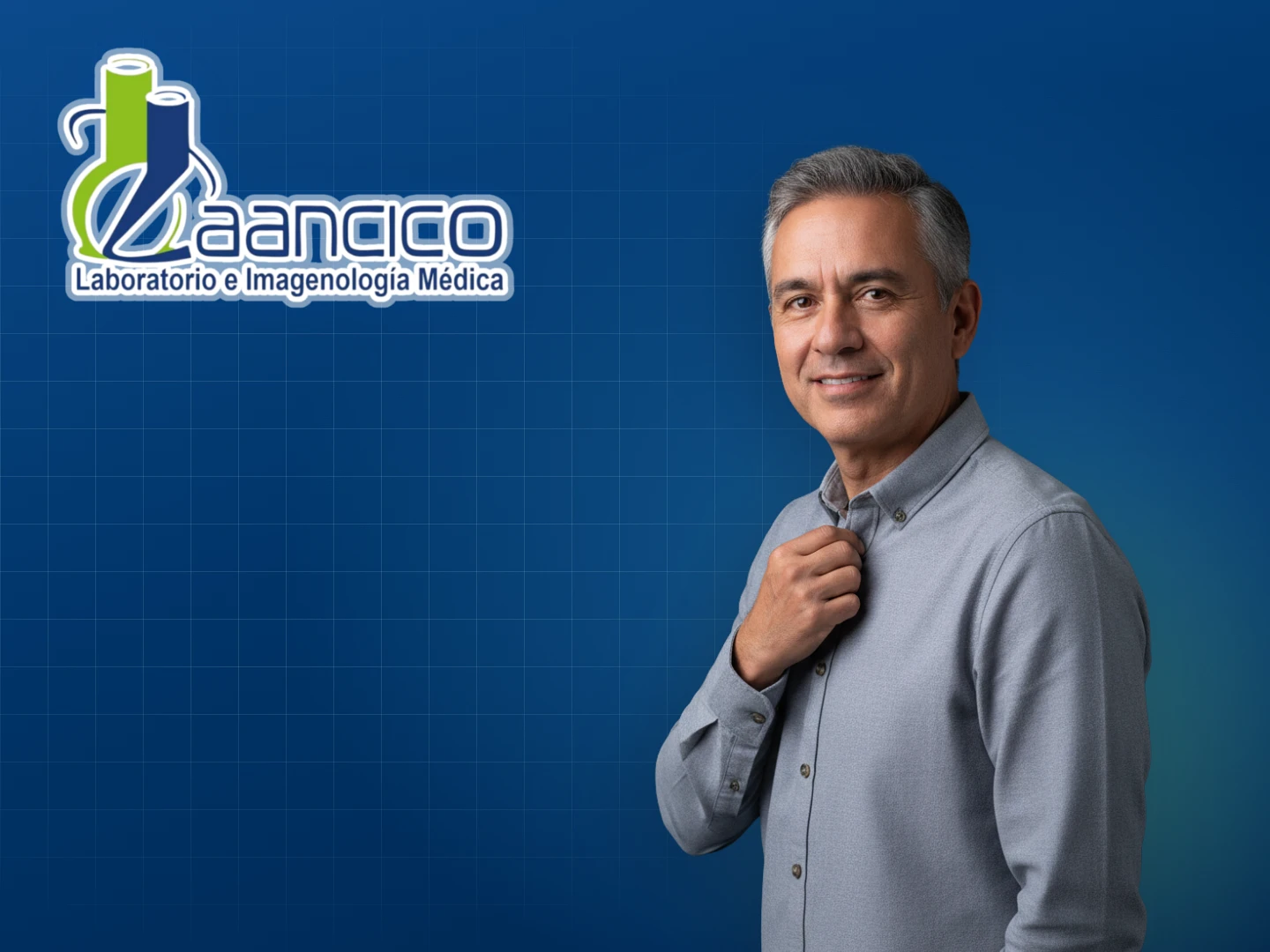 Hombre sonriente — Check Up Tumoral Masculino