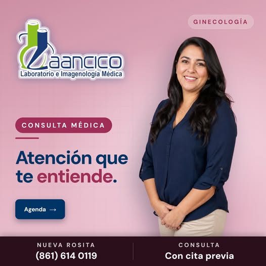 Consulta de ginecología en Nueva Rosita.