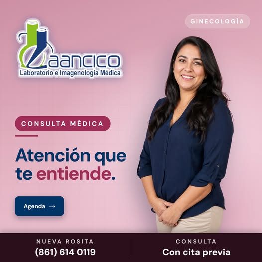 Consulta de ginecología en Nueva Rosita.