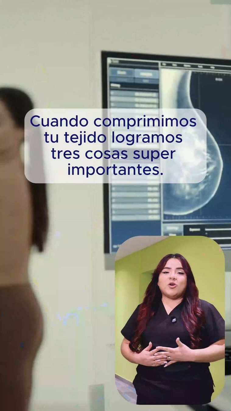 ¿Te da miedo la mamografía por la compresión?