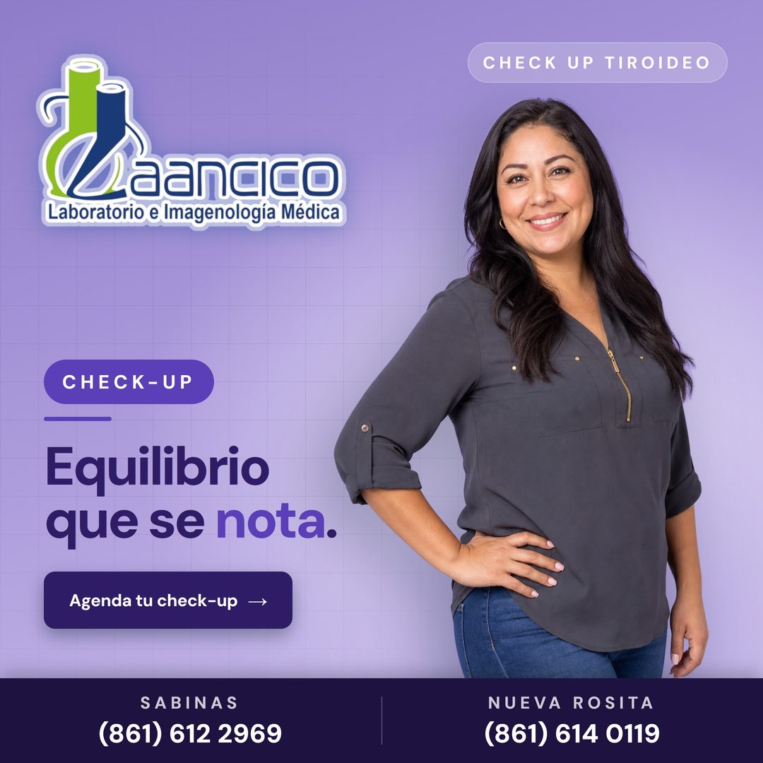 Check Up Tiroideo: perfil completo de tu tiroides.