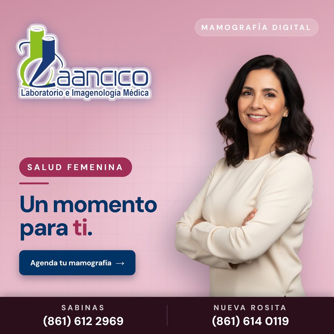 Mamografía digital: Cuidarte tambien es quererte.